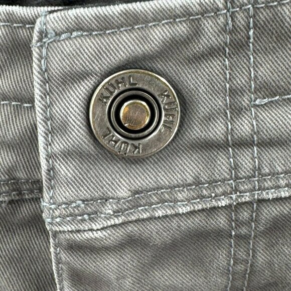Kuhl Free Ryder Pants Mens 34x28 Durable Cotton Blend Gray Outdoor Workwear - Picture 5 of 9